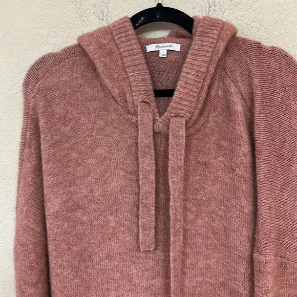 Madewell Wilmington dusty rose Hoodie Sweater size large - Picture 5 of 7